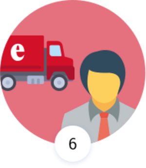 Icon Verkaufsfahrer